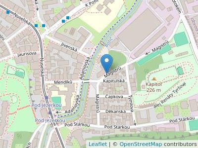 Hendrychová Michaela, JUDr. CSc. - Map