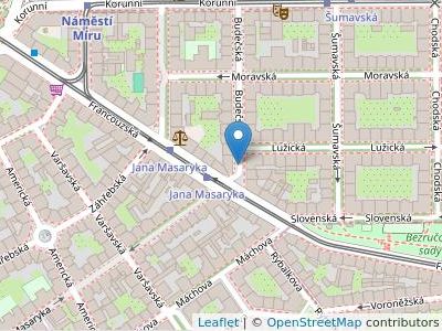 Koval Vladimír, JUDr., advokát - Map